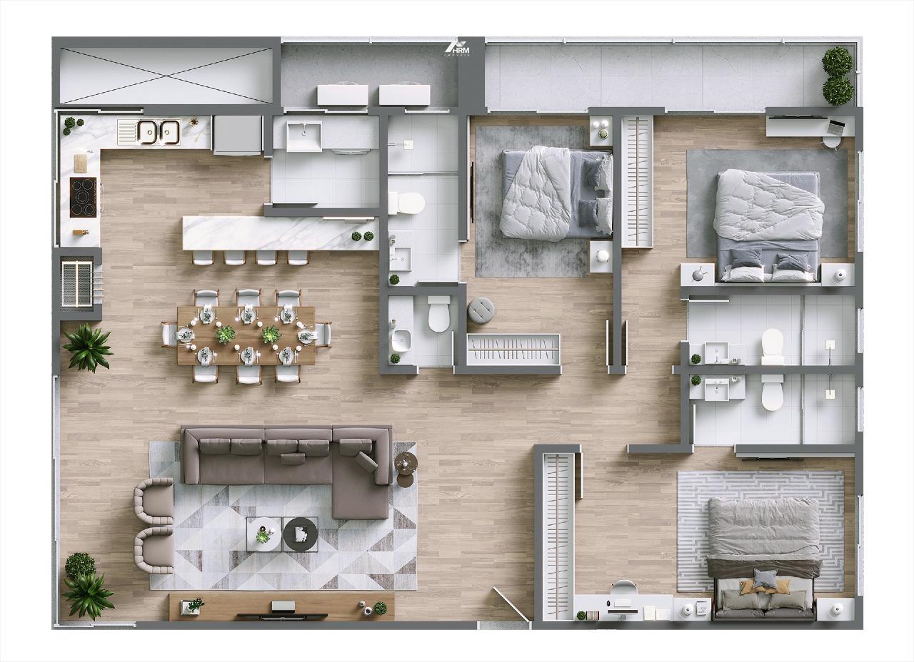 Apartamento à venda no Praia Brava de Itajaí: 