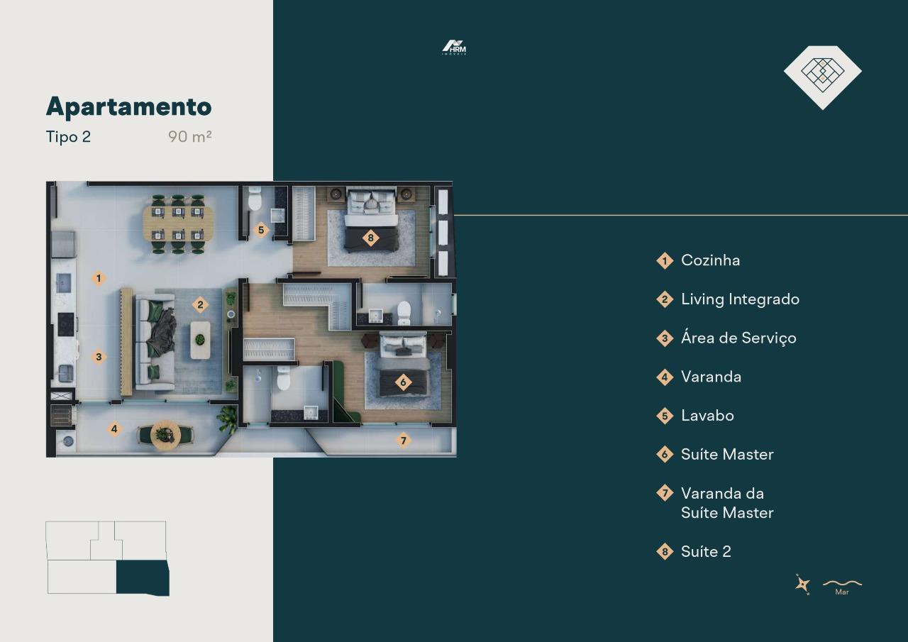 Apartamento à venda no Perequê: 