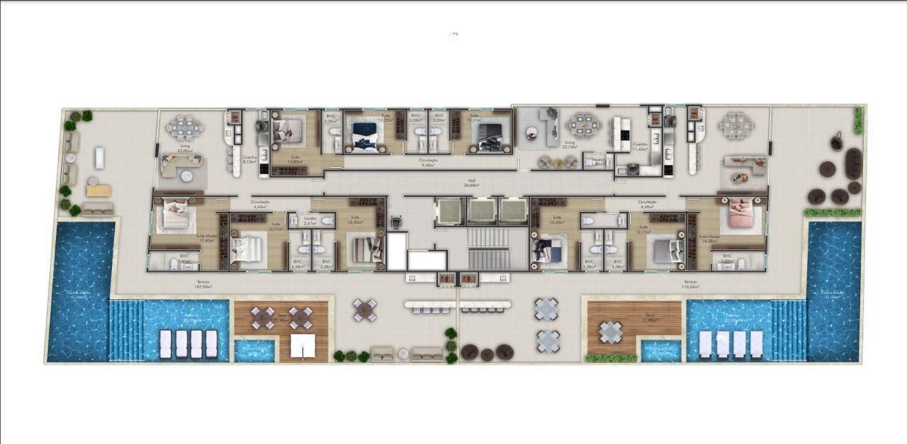 Apartamento à venda no Perequê: 