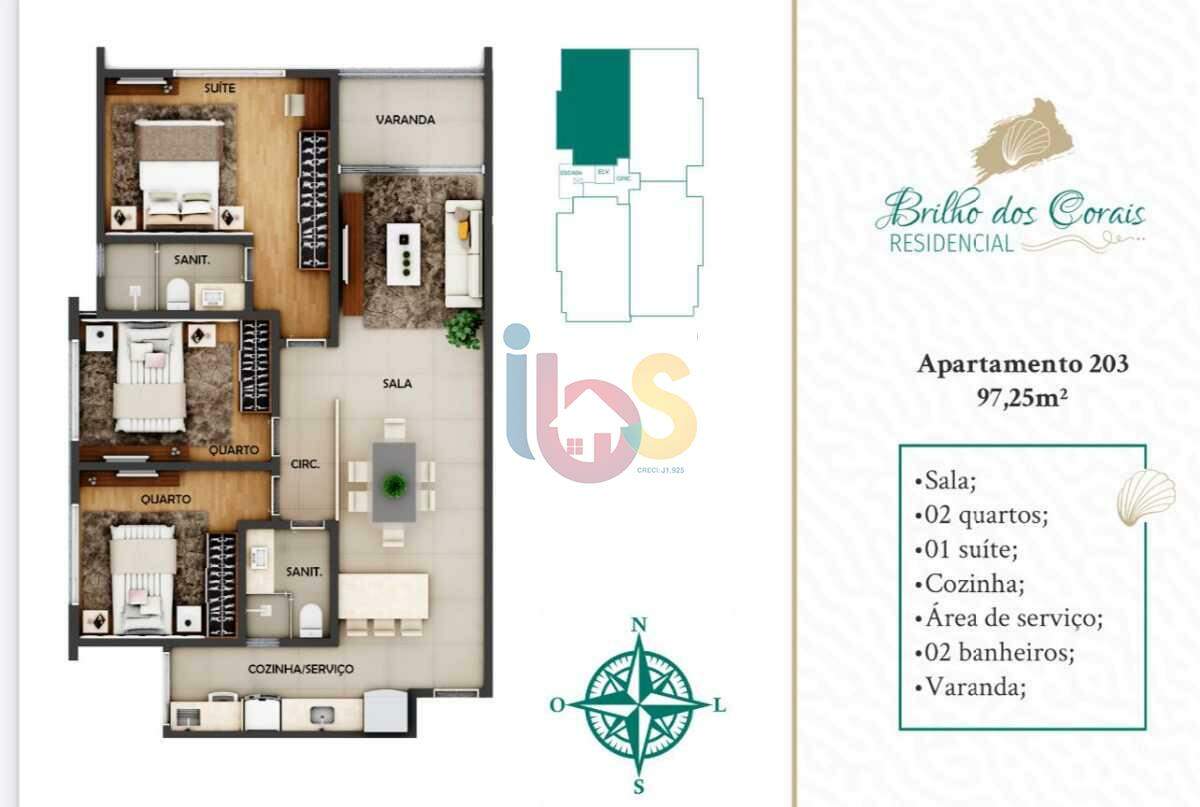 Apartamento à venda com 3 quartos, 93m² - Foto 14