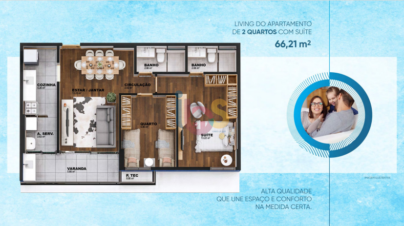 Apartamento à venda com 1 quarto, 66m² - Foto 10