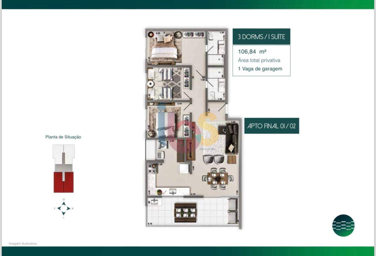 Apartamento à venda com 2 quartos, 82m² - Foto 5