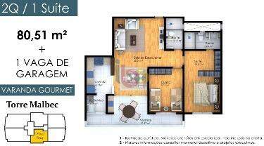 Apartamento à venda com 2 quartos, 81m² - Foto 28