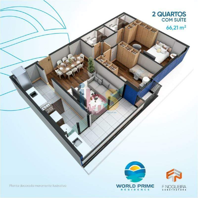 Apartamento à venda com 2 quartos, 66m² - Foto 8