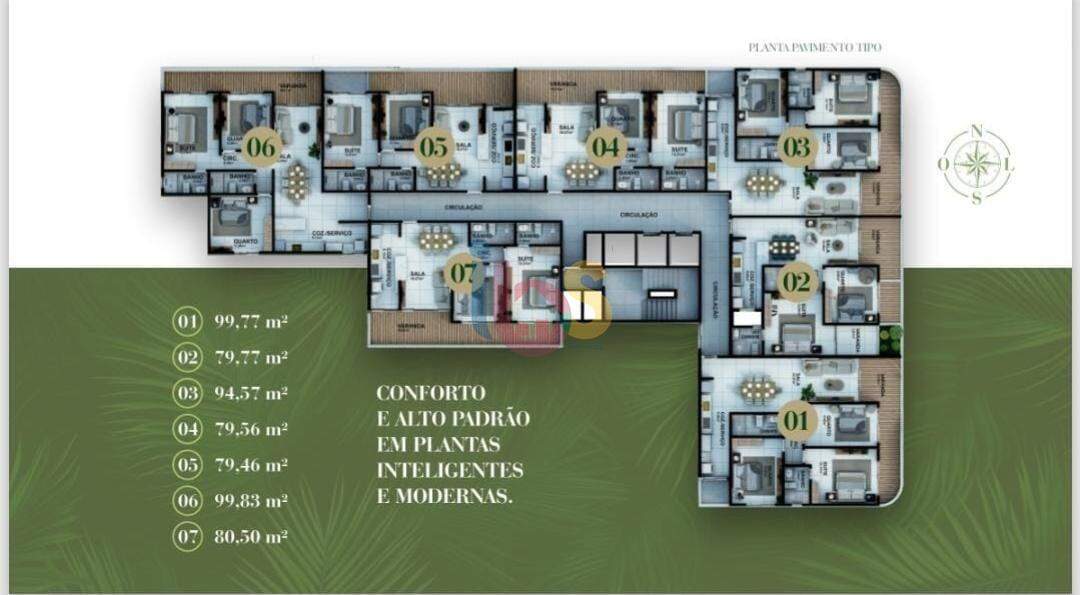 Apartamento à venda com 3 quartos, 100m² - Foto 12