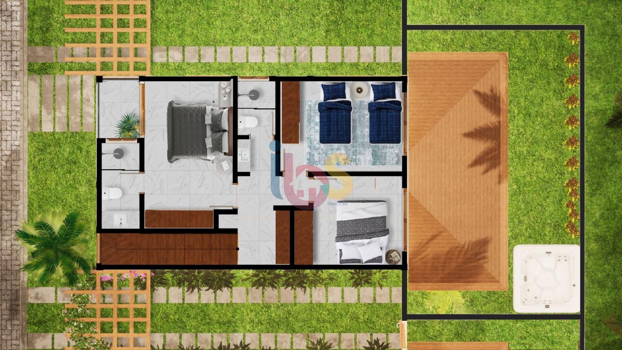 Casa, 3 quartos, 200 m² - Foto 2