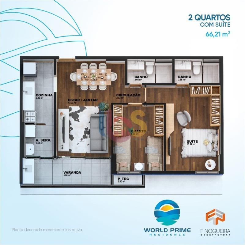 Apartamento, 2 quartos, 66 m² - Foto 5