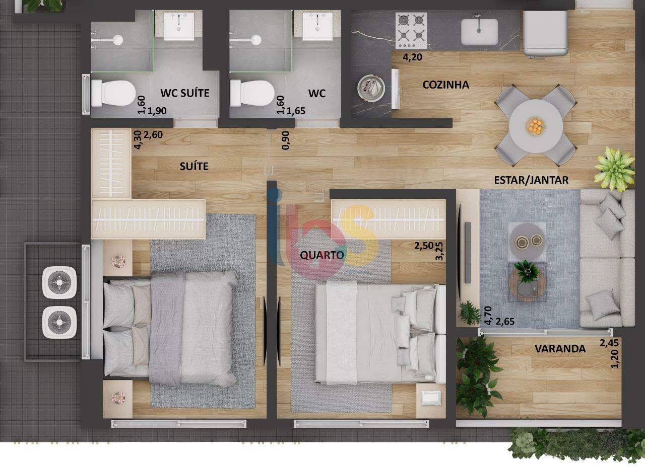 Apartamento à venda com 2 quartos, 53m² - Foto 16