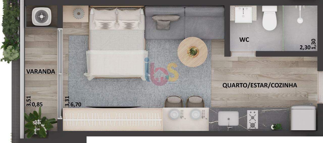 Apartamento à venda com 2 quartos, 53m² - Foto 19