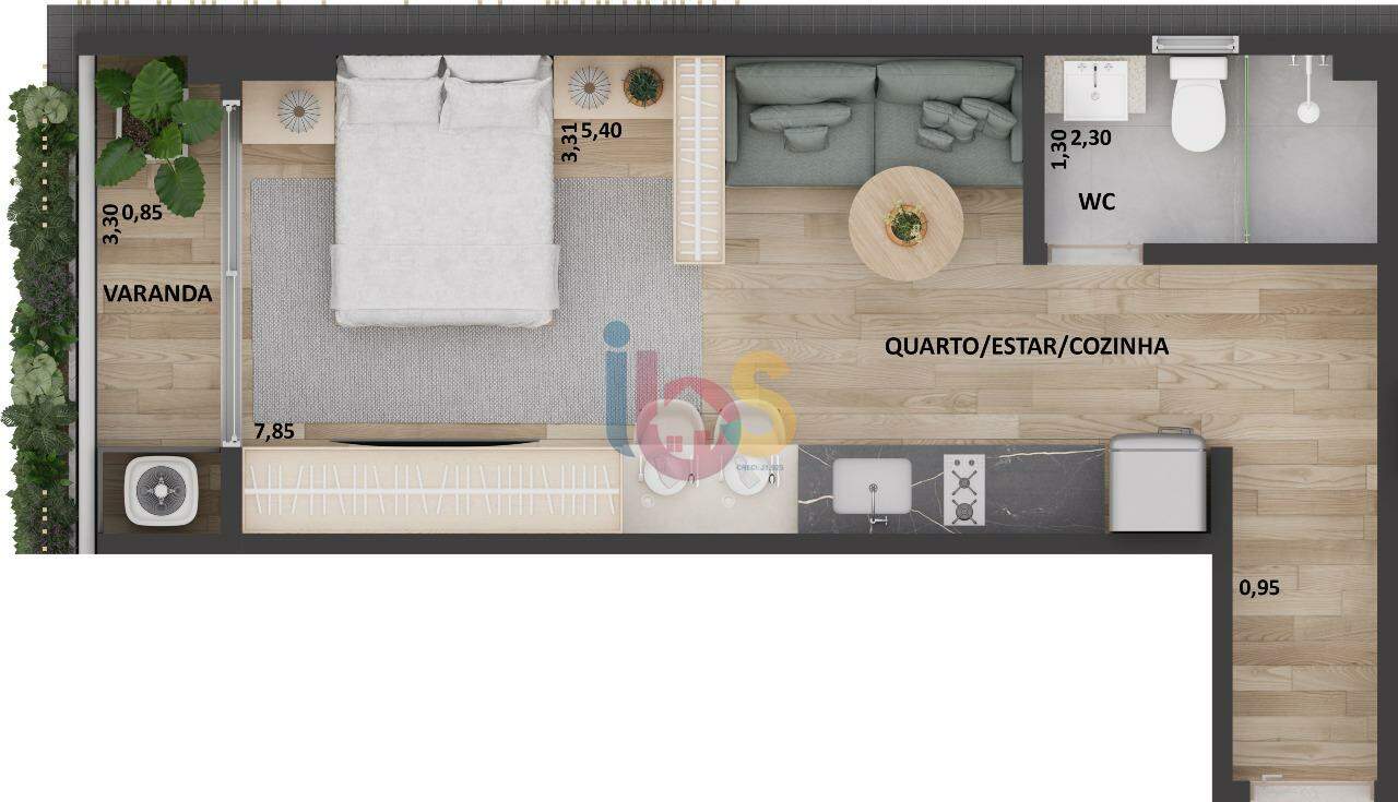 Apartamento à venda com 2 quartos, 53m² - Foto 18