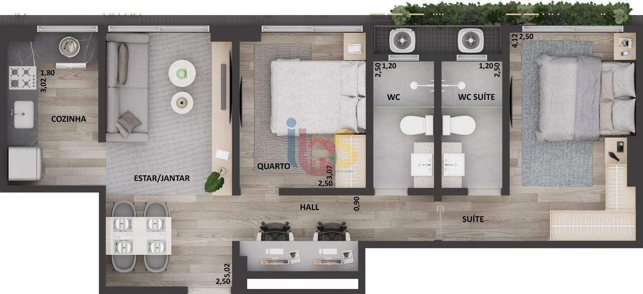 Apartamento à venda com 2 quartos, 53m² - Foto 17
