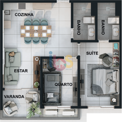 Apartamento à venda com 3 quartos, 60m² - Foto 15
