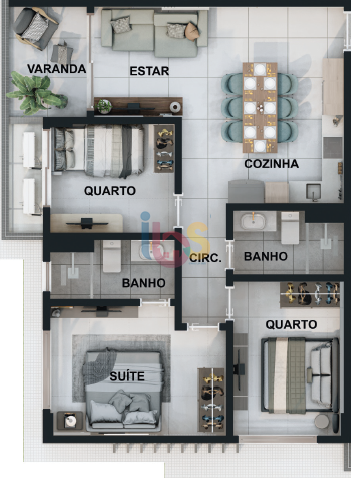 Apartamento à venda com 3 quartos, 60m² - Foto 14