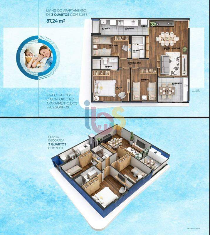 Apartamento à venda com 3 quartos, 88m² - Foto 8