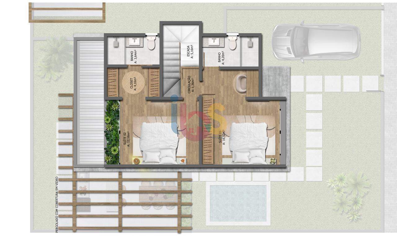 Casa à venda com 3 quartos, 120m² - Foto 13