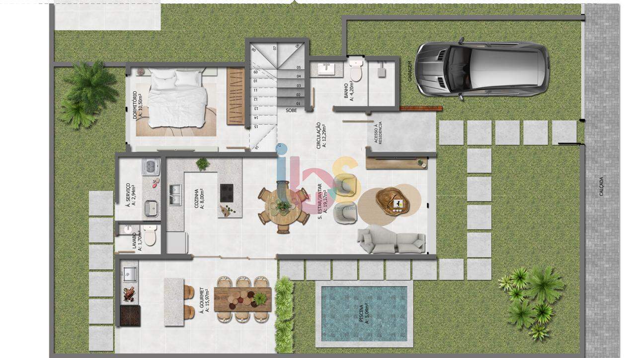 Casa à venda com 3 quartos, 120m² - Foto 12