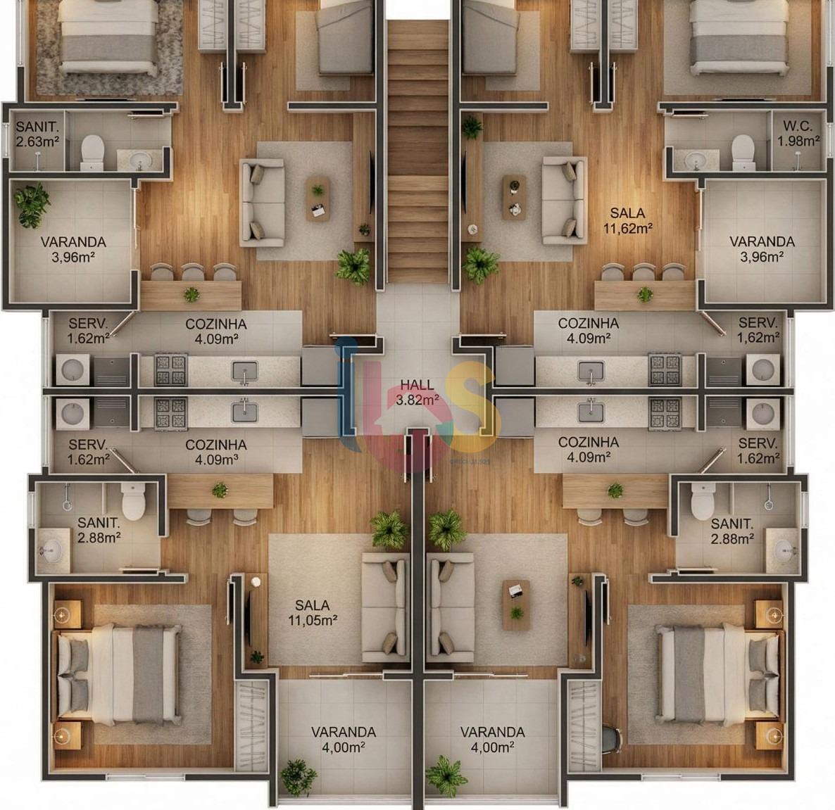 Apartamento, 2 quartos, 43 m² - Foto 5