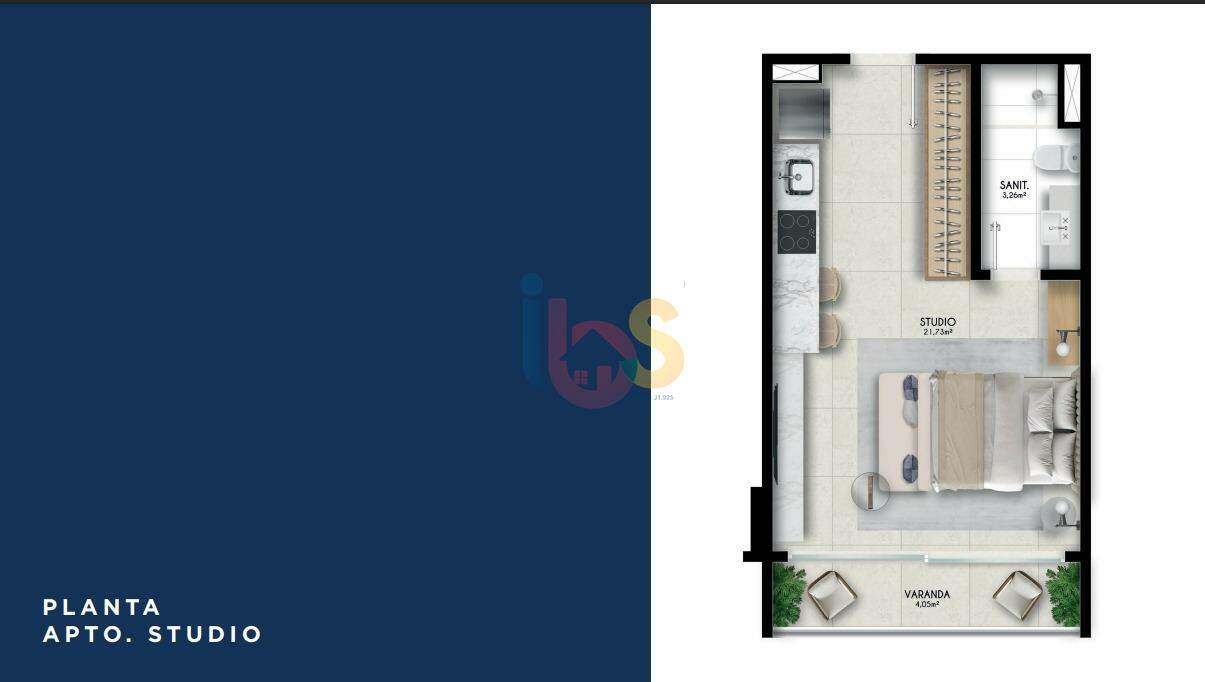 Apartamento, 1 quarto, 32 m² - Foto 23