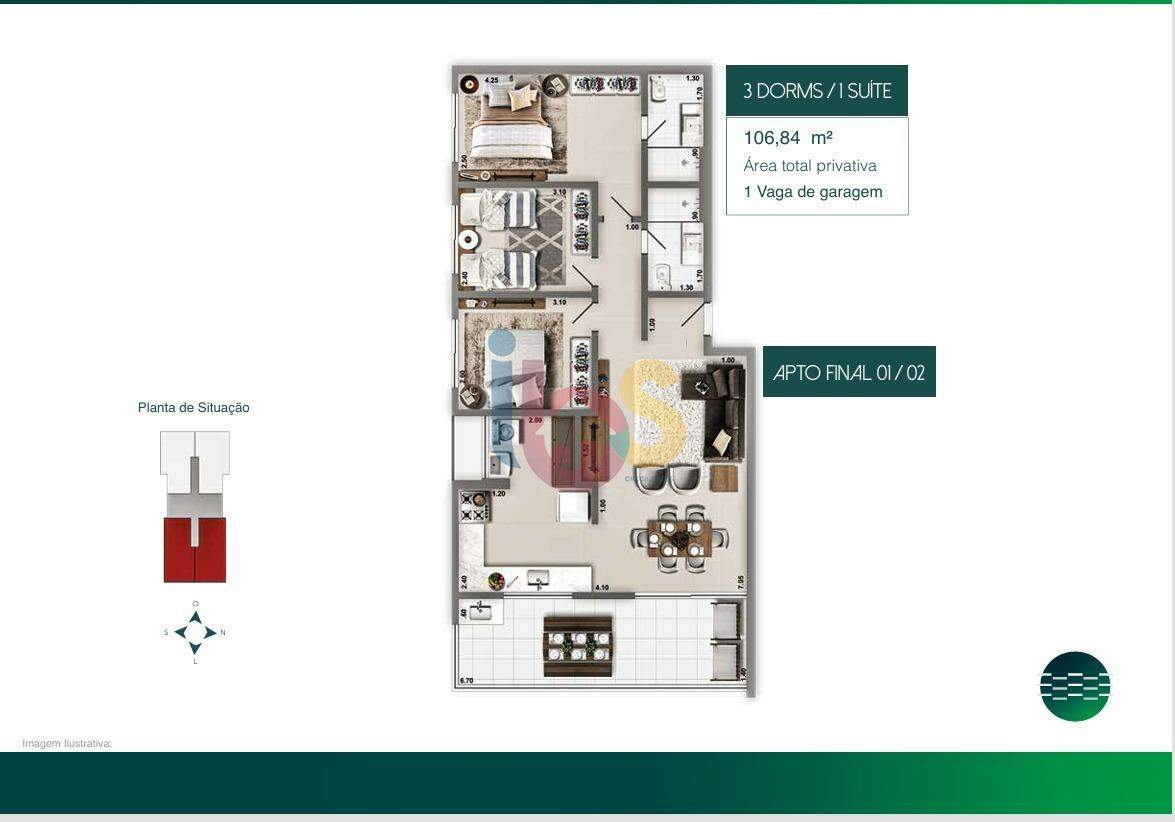 Apartamento, 3 quartos, 107 m² - Foto 27