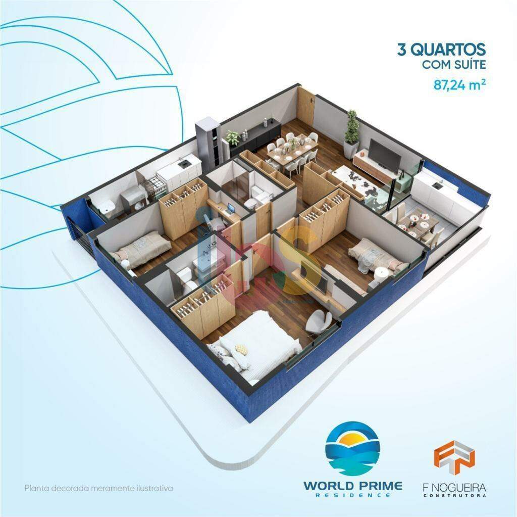 Apartamento à venda com 3 quartos, 88m² - Foto 6