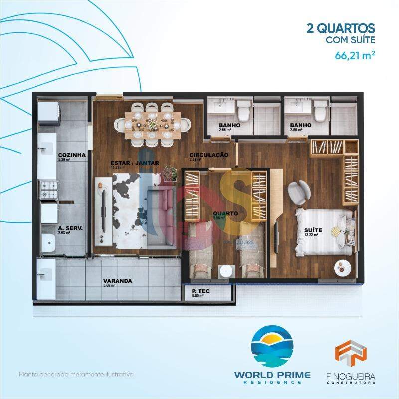 Apartamento à venda com 2 quartos, 66m² - Foto 16