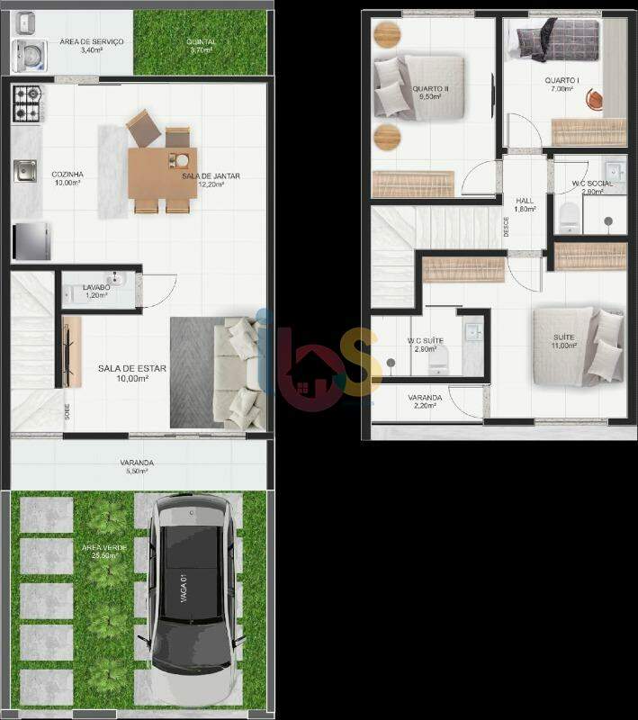 Casa à venda com 3 quartos, 97m² - Foto 9