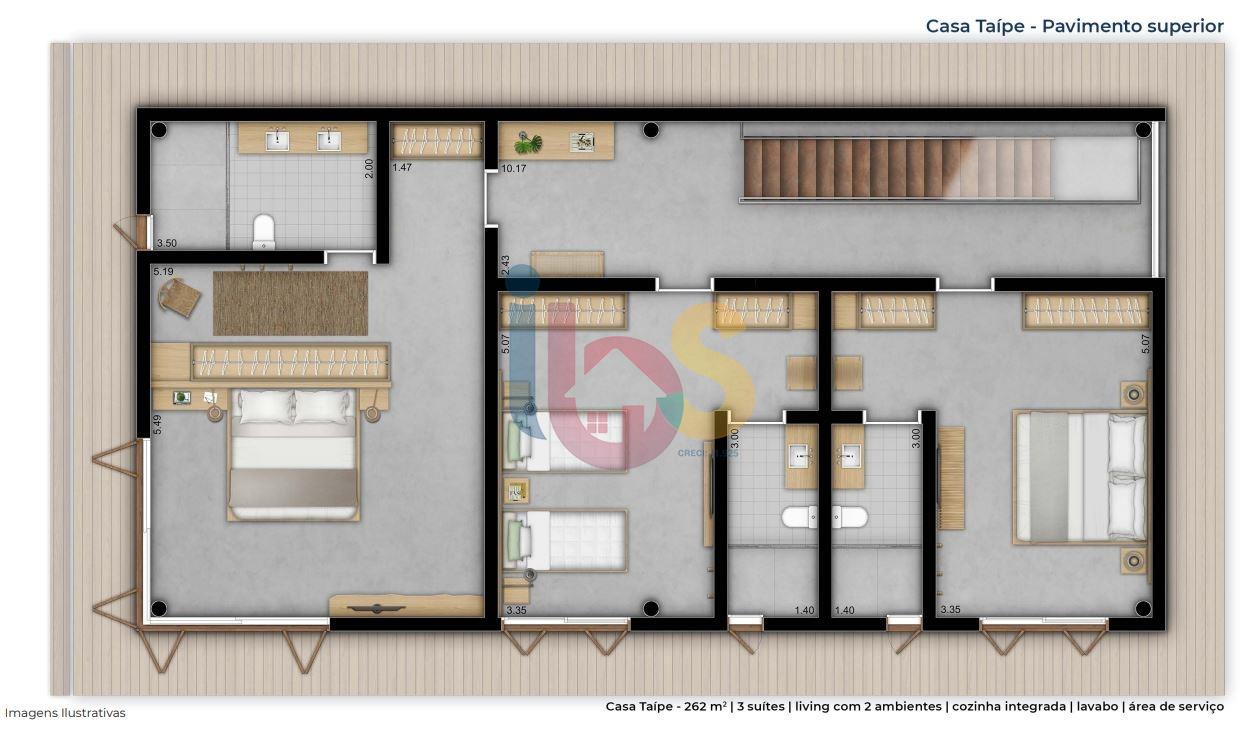 Casa, 3 quartos, 233 m² - Foto 8