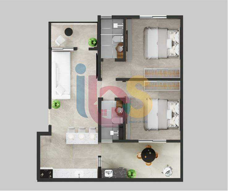 Apartamento à venda com 2 quartos, 57m² - Foto 27