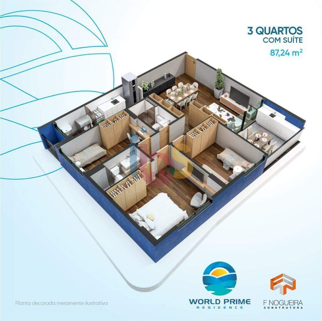 Apartamento à venda com 3 quartos, 88m² - Foto 9