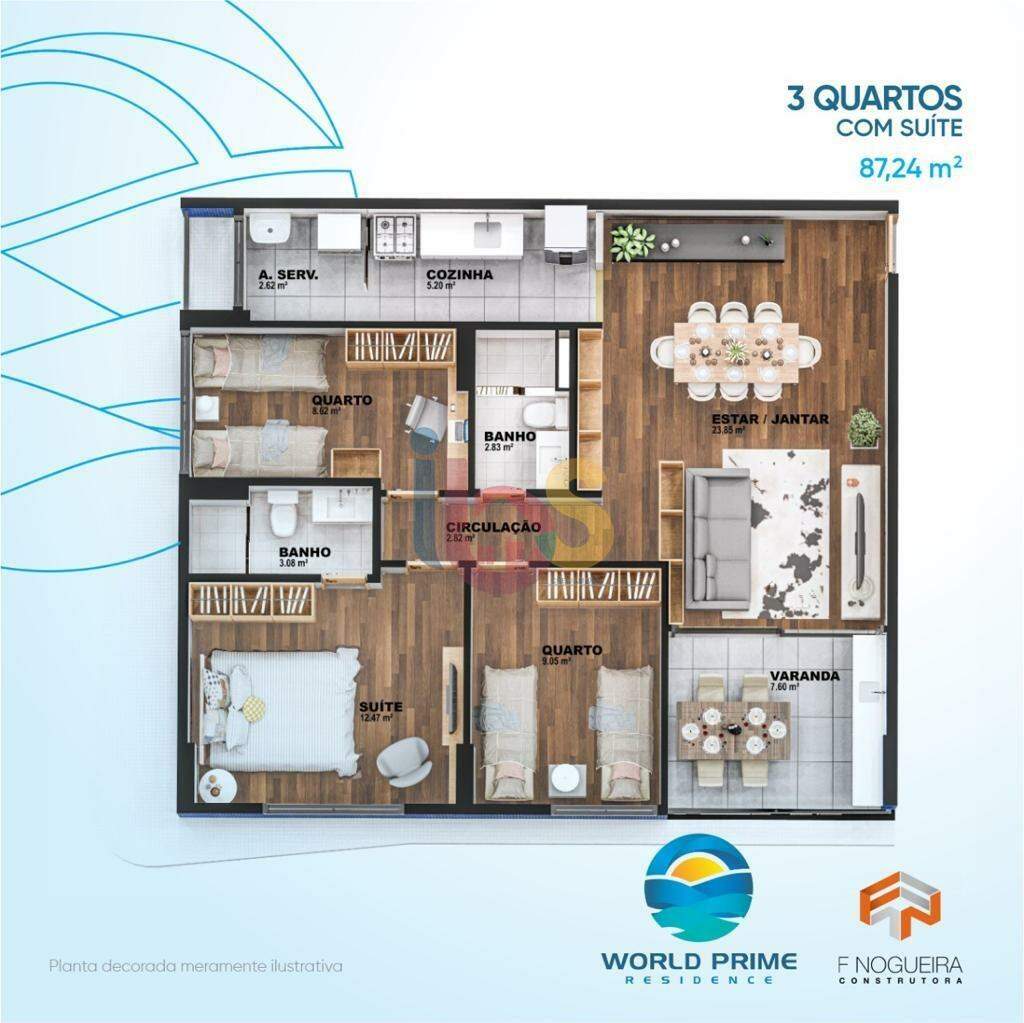 Apartamento à venda com 3 quartos, 88m² - Foto 8