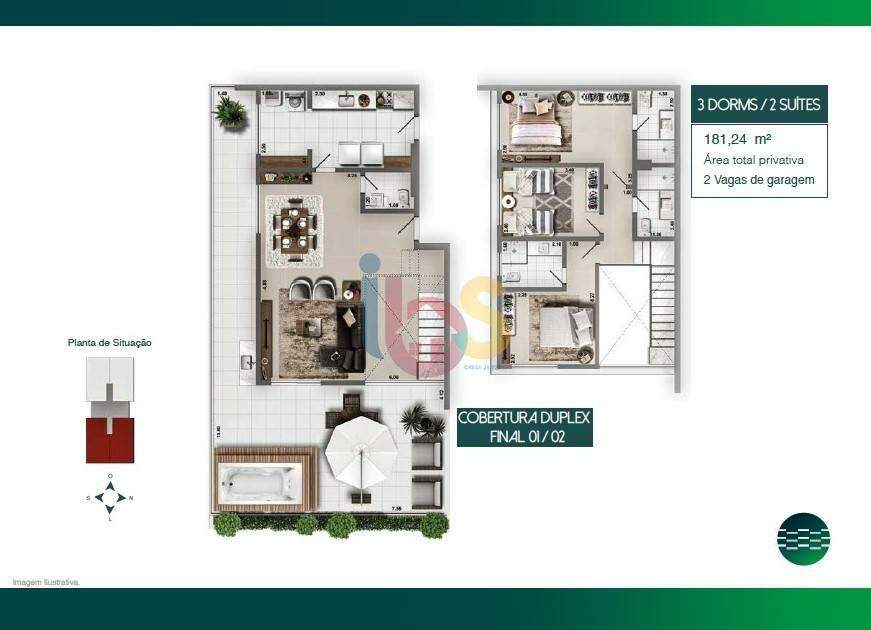 Apartamento à venda com 2 quartos, 185m² - Foto 15