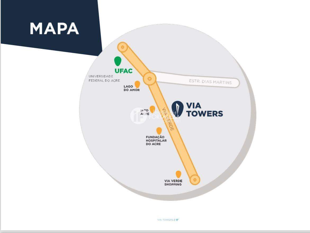 Sala para aluguel no Via Towers: 