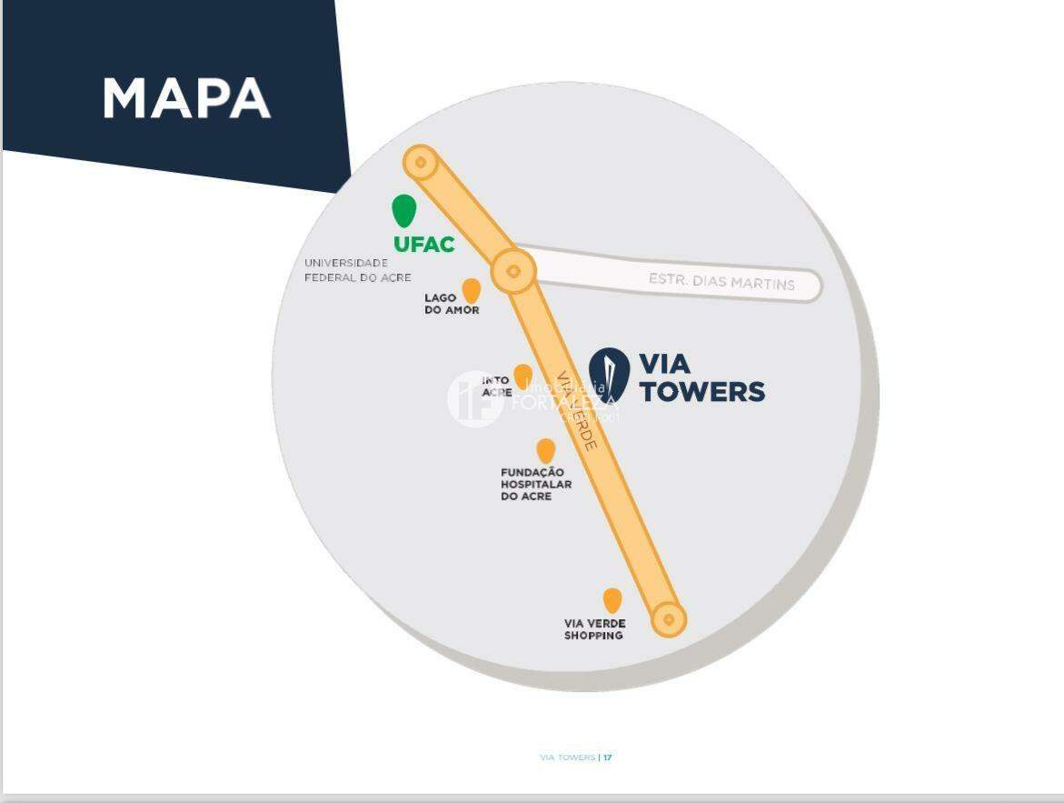 Sala para aluguel no Via Towers: