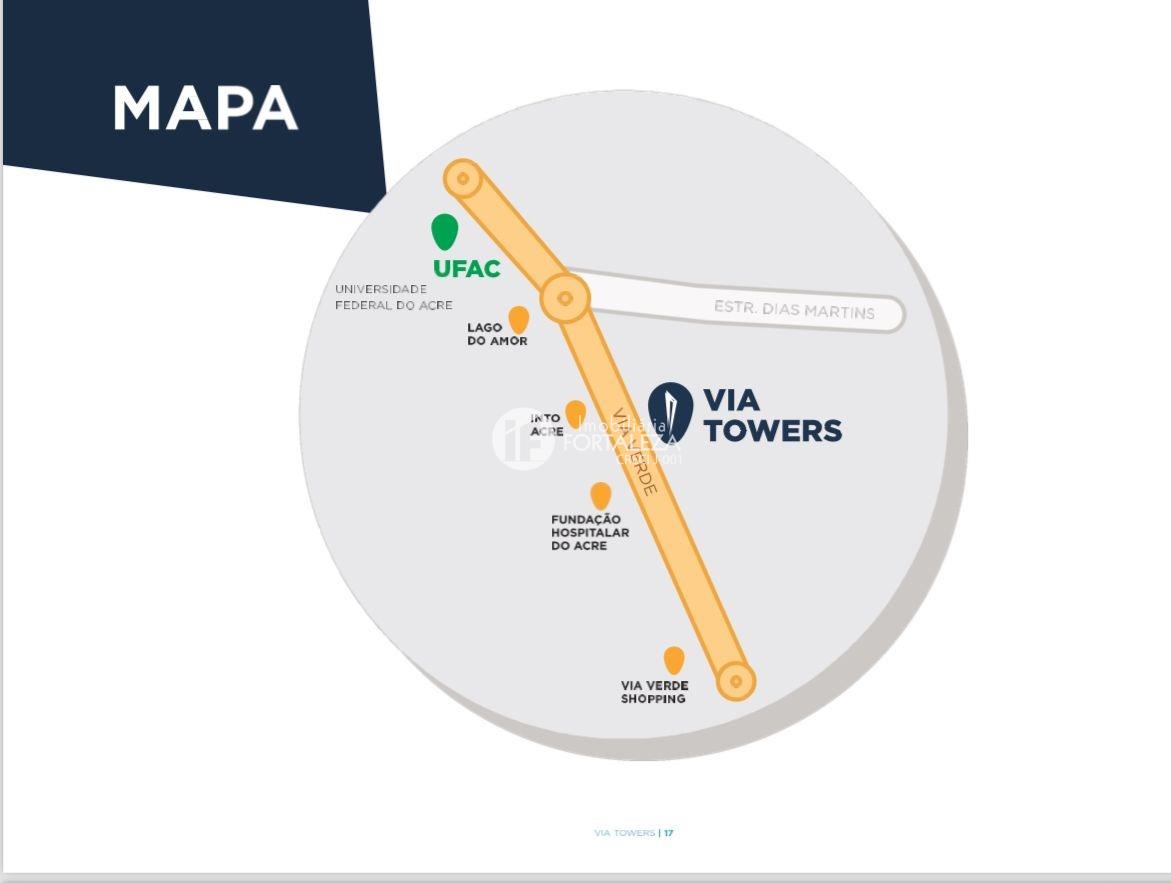 Sala para aluguel no Via Towers: 