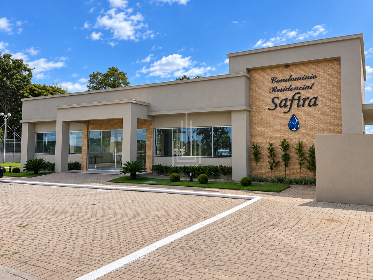 Terreno à venda no Condomínio Residencial Safira : 