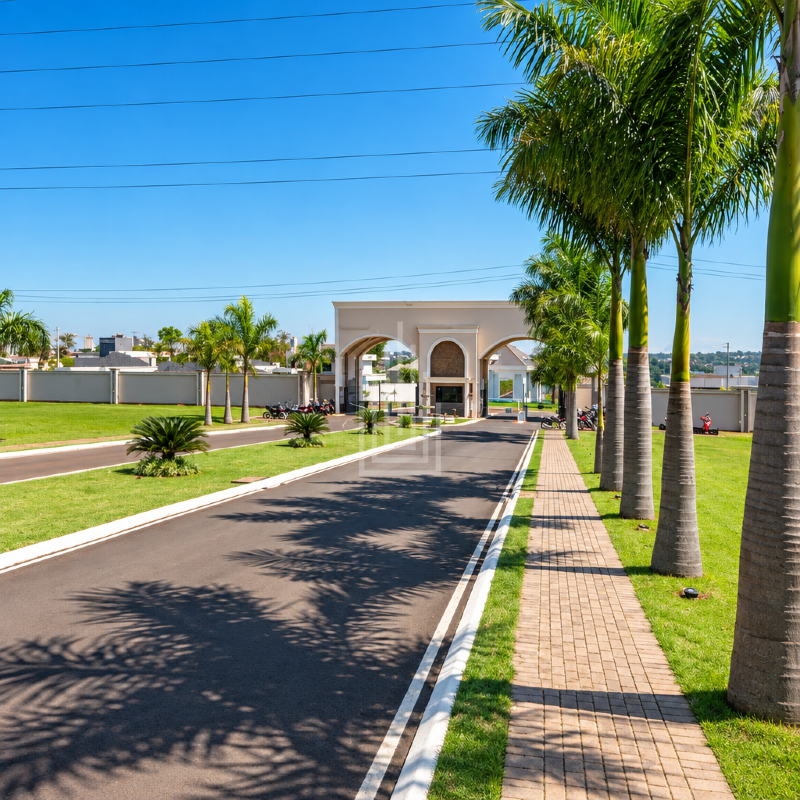Terreno à venda no Condominio Fechado Esmeralda: Portaria