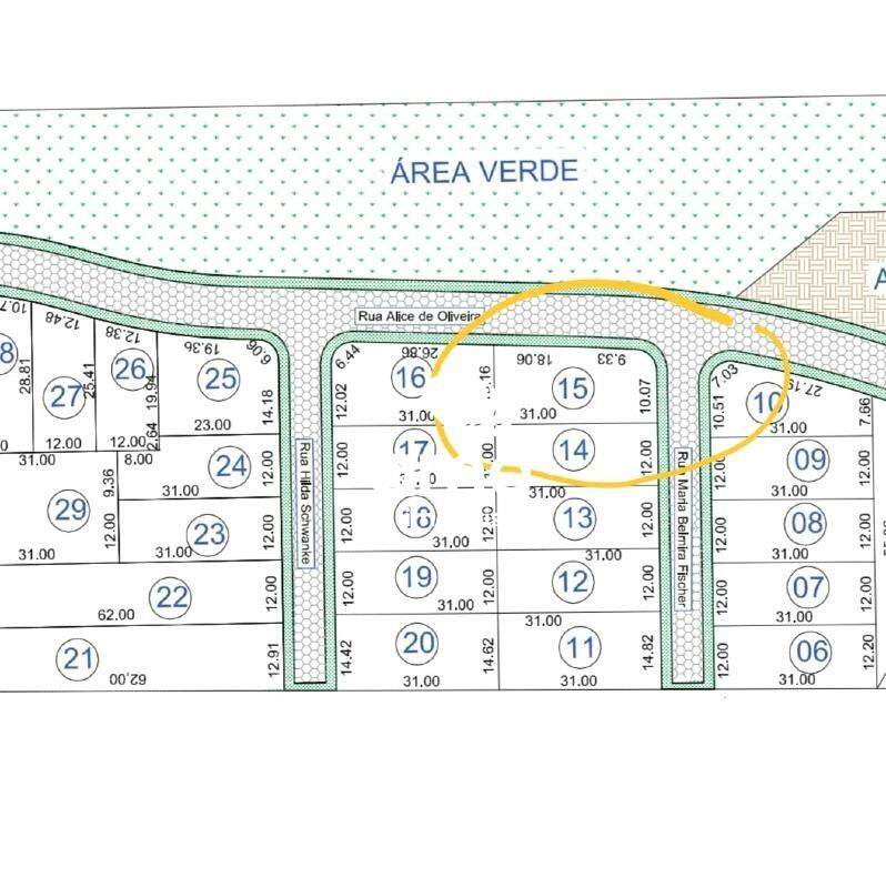 Lote/Terreno de 429m² no bairro Águas Claras, em Brusque | Eu Corretor