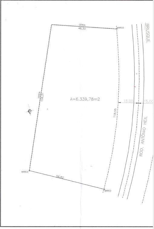 Lote/Terreno de 6340m² no bairro Nova Brasília, em Brusque | Eu Corretor