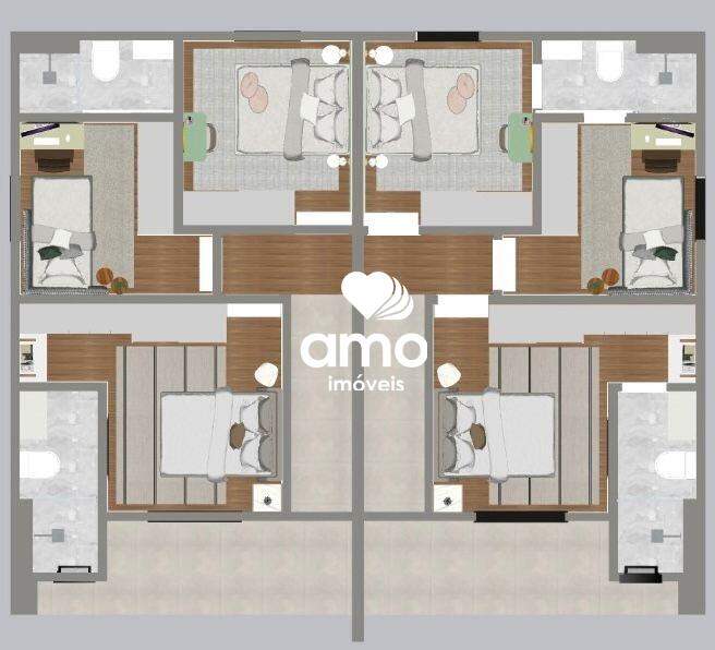 Casa de 3 quartos, 100m² no bairro Centro II, em Brusque | Eu Corretor