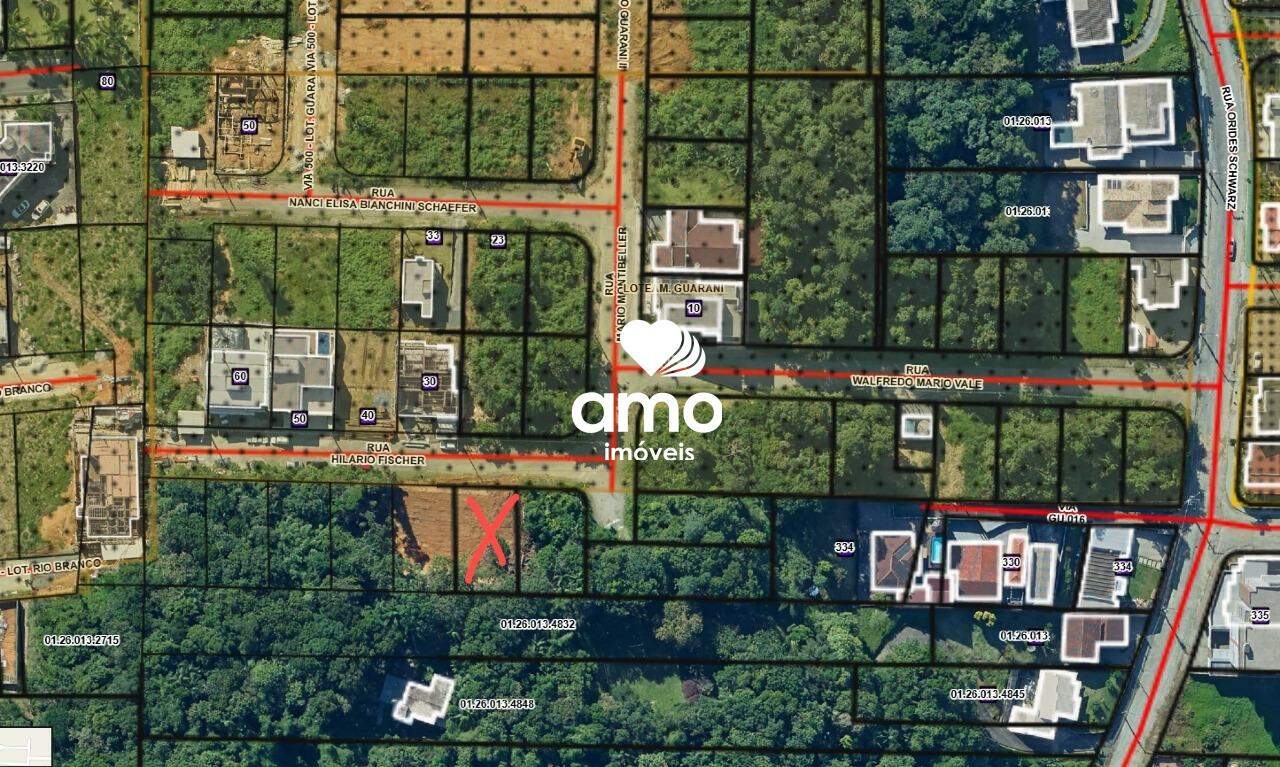 Lote/Terreno de 332m² no bairro Guarani, em Brusque | Eu Corretor