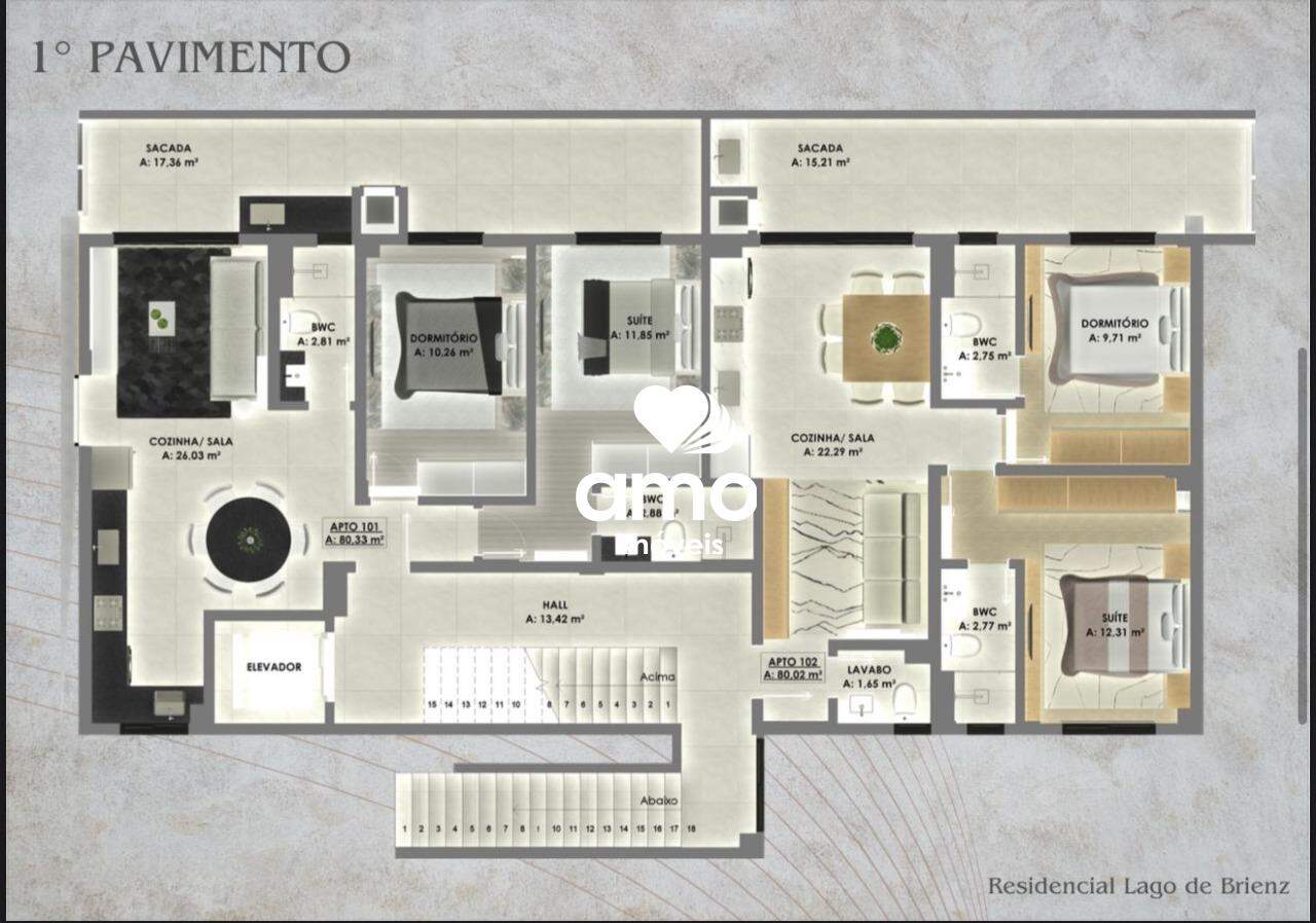 Apartamento de 2 quartos, 84m² no bairro Canto Grande, em Bombinhas | Eu Corretor