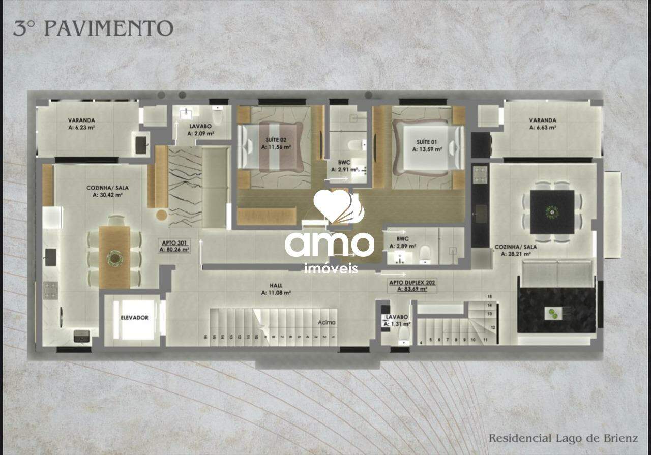 Apartamento de 2 quartos, 84m² no bairro Canto Grande, em Bombinhas | Eu Corretor