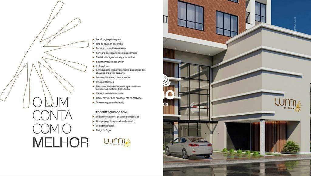 Apartamento de 1 quarto, 35m² no bairro Santa Rita, em Brusque | Eu Corretor