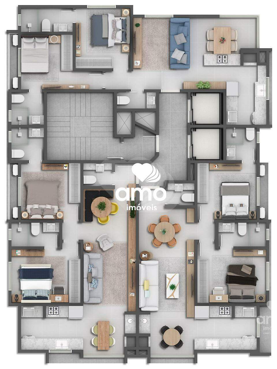 Apartamento de 70m² no bairro Morretes, em Itapema | Eu Corretor