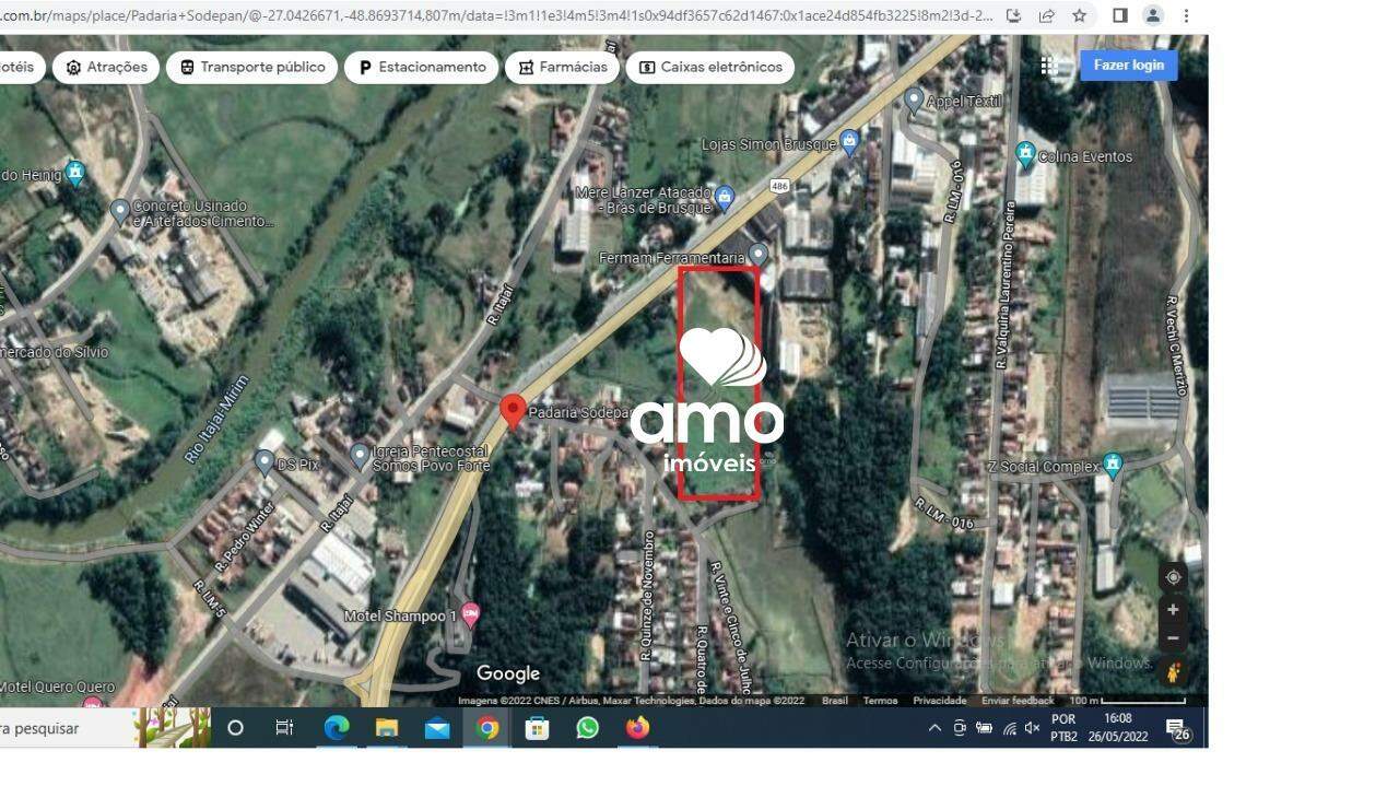 Lote/Terreno de no bairro Limoeiro, em Brusque | Eu Corretor