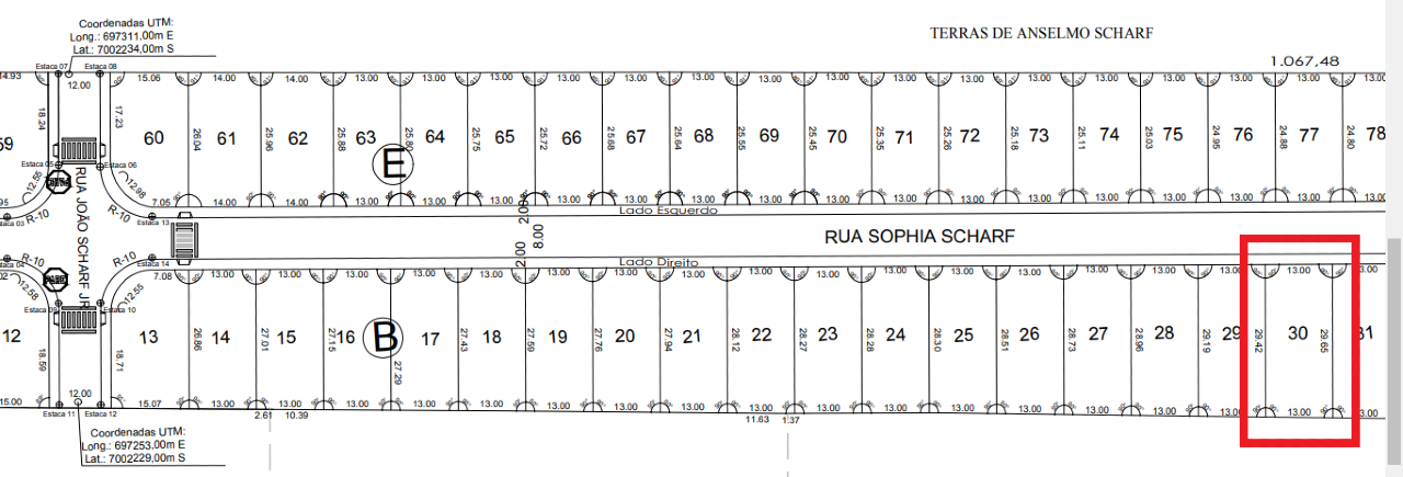 Lote/Terreno de 381m² no bairro Aymoré, em Guabiruba | Eu Corretor