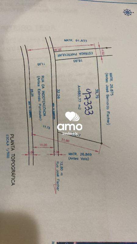 Lote/Terreno de 686m² no bairro Centro, em Guabiruba | Eu Corretor