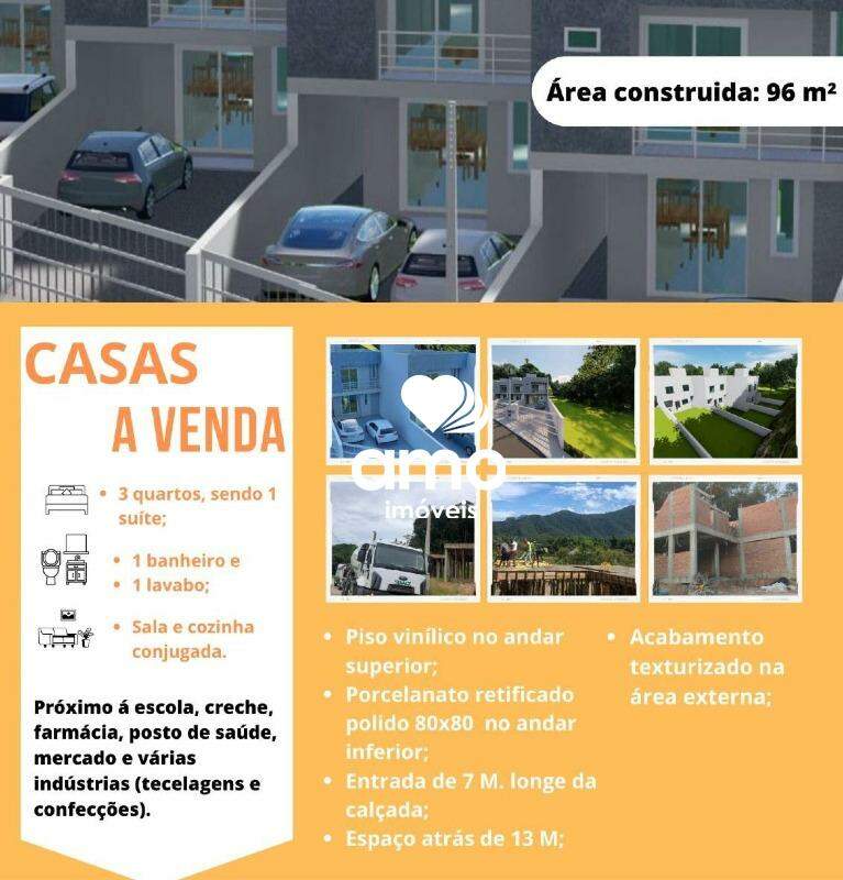 Casa de 3 quartos, 96m² no bairro Aimore, em Guabiruba | Eu Corretor