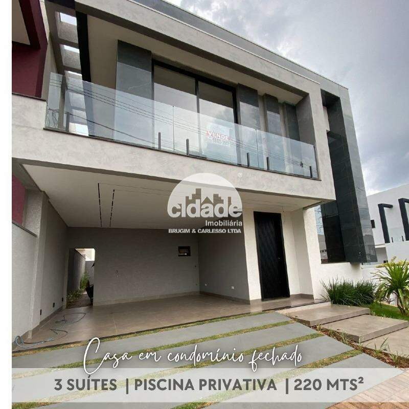 Sobrado à venda, 3 suítes, 4 vagas, Fag – Cascavel/Pr
