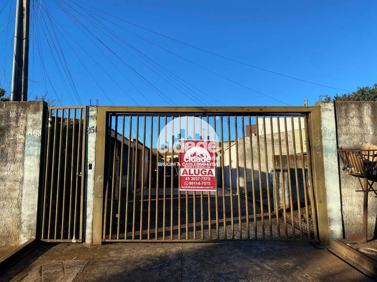 Casa para aluguel, 2 quartos, 1 vaga, Cascavel Velho – Cascavel/Pr